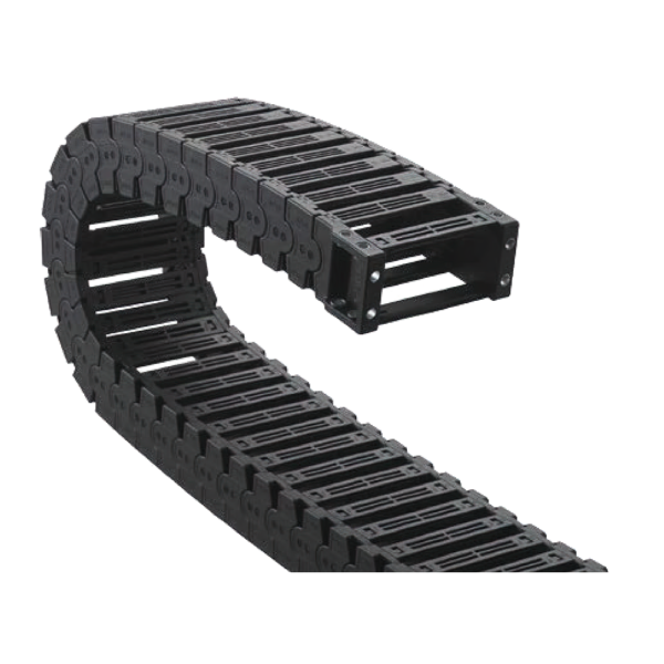 Cable-channel JY35Q.1.100W200 (35×100 mm, l: 1000 mm, r: 200 mm) - Hochwertige Kabelschleppketten und flexible Kühlmittelschläuche von JFLO für industrielle Maschinen und Automatisierung. Langlebig, effizient und für präzise Anwendungen in CNC-Maschinen und Produktionslinien entwickelt.