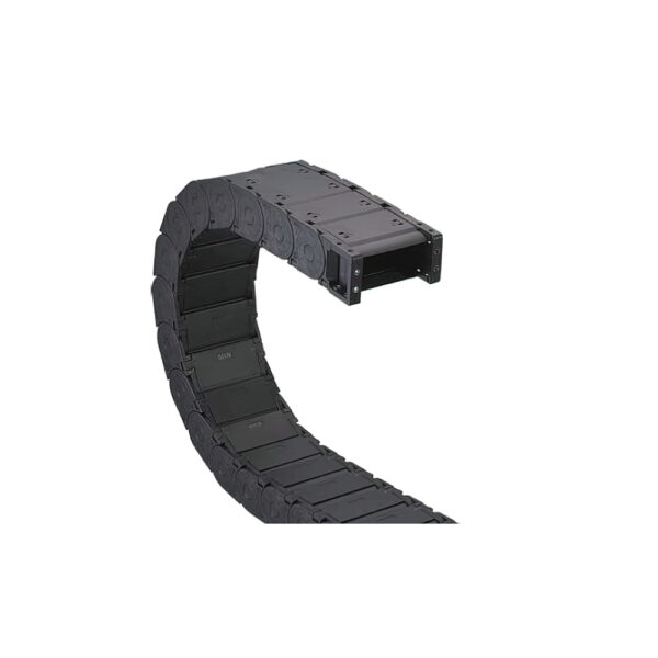 Cable-channel JN45F.2.100N150 (45×100 mm, L: 1000 mm, R: 150 mm) - Hochwertige Kabelschleppketten und flexible Kühlmittelschläuche von JFLO für industrielle Maschinen und Automatisierung. Langlebig, effizient und für präzise Anwendungen in CNC-Maschinen und Produktionslinien entwickelt.